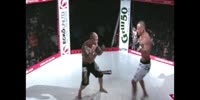 MMA fighter breaks leg