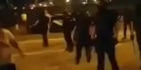 Belarus SWAT Run For Their Lives Chased By Protesters