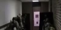 Bomb blows up right in front of policemen