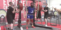 World Record Squat Attempt BLOWS HIS KNEES UP