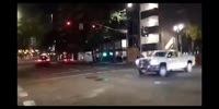 Dude gets shot during Portland protest