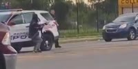 Detroit Black Man With Huge Swords Attacks A Cop