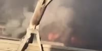 Up close video of one of the Beirut explosions