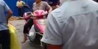 Chaos at Chinese Grocery Store