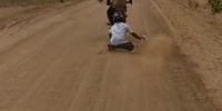 Motorcycle Stunt Goes Wrong