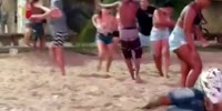 Fight On The Beach In Brazil