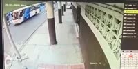 Pedestrian gets killed by bus