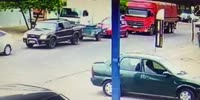 Careless Man Gets Crushed By Truck