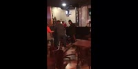 Crazy Brawl In Brazilian Bar