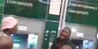 ATM Scammer Beaten By Angry Africans