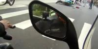 man hit in high speed