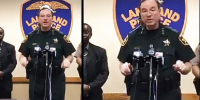 SHERIFF HAS A WARNING FOR RIOTERS...