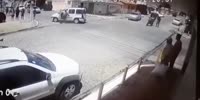 He Should Slow Down Before Intersection