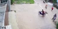 Scooter faceplant