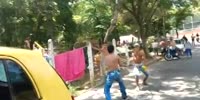 Knife Fight In Colombia (R)