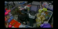 Happy Ending: He goes to rob a store and ends up dead; the owner was armed (R)