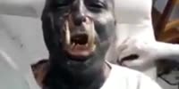 Brazilian man transforms himself into monster