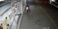 Delivery Guy Gets Robbed Of Scooter