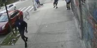 NYFD Officers Bust Scumbag Who Randomly Punched Old Lady