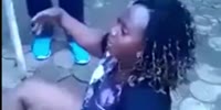African Lady Punished For Being A Whore