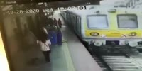 Woman Almost Makes the Train