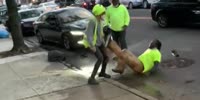 Construction workers fight NYC