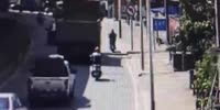 Biker Head First Under The Truck
