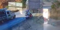 Crushed by semi truck