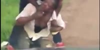 Bald Scum Strangles A Woman In Africa