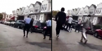 Knife guy dropped by cops