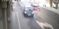 Chinese Cyclist Mowed Down
