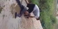Thief Gets Washed In Dirty Pool
