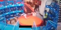 Female Worker Gets Hand Stuck In The Machine
