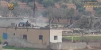 ATGM on soldiers on the roof
