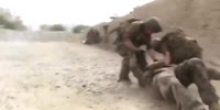 US Soldier Steps On Landmine