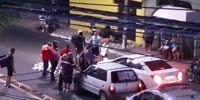 Mad Driver Fihishes Off Accident Victim