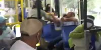 Man Takes Intense Beating On The Bus After N Word Dropped