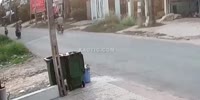 Woman attacked with kicks after an accident