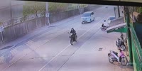Slow Moving Scooter Rider Left Breathless After Collision With Pick Up Truck