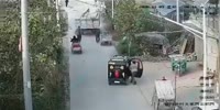 Rickshaw Pilot Gets Run Over By Reversing Tractor