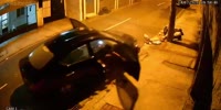 Carjackers Crash Stolen Car During Police Chase In Brazil