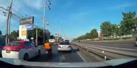 Thai Biker Rubs His Ass Off
