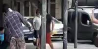 Woman is saved from a beating in rio de janeiro