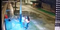 Asshole Beats His Girl In The Street