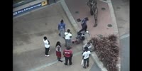 People beat the guy who was sitting on their territory!