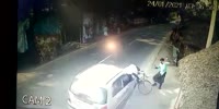 Bicyclist Gets Wrecked