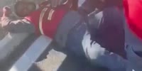 Mexican Driver Had A Close Call Of His Life