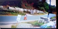 Man In Skirt Taken Off The Road