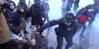 Paris Cop Beats Protester