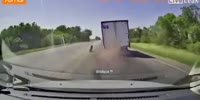 tire causes front flip!